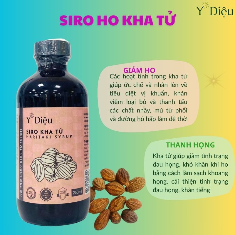 Siro Ho Kha Tử - Giảm Ho Nhanh Chóng Từ Thảo Dược Quý