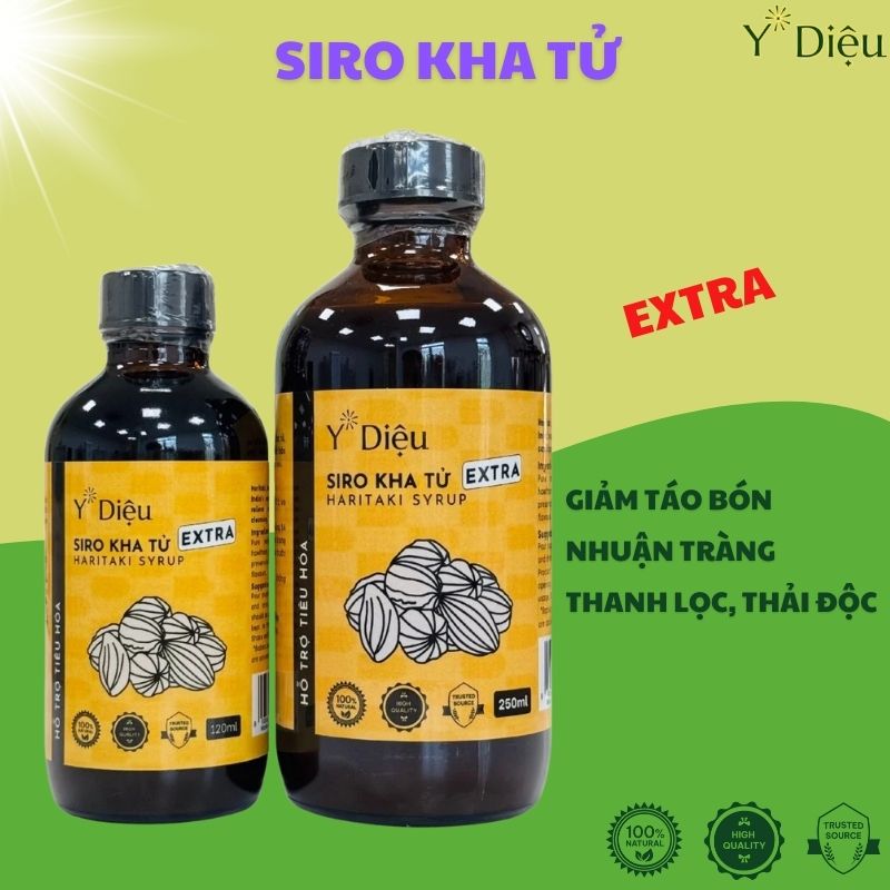 Siro Kha Tử Extra Làm Nhuận Tràng Giảm Táo Bón