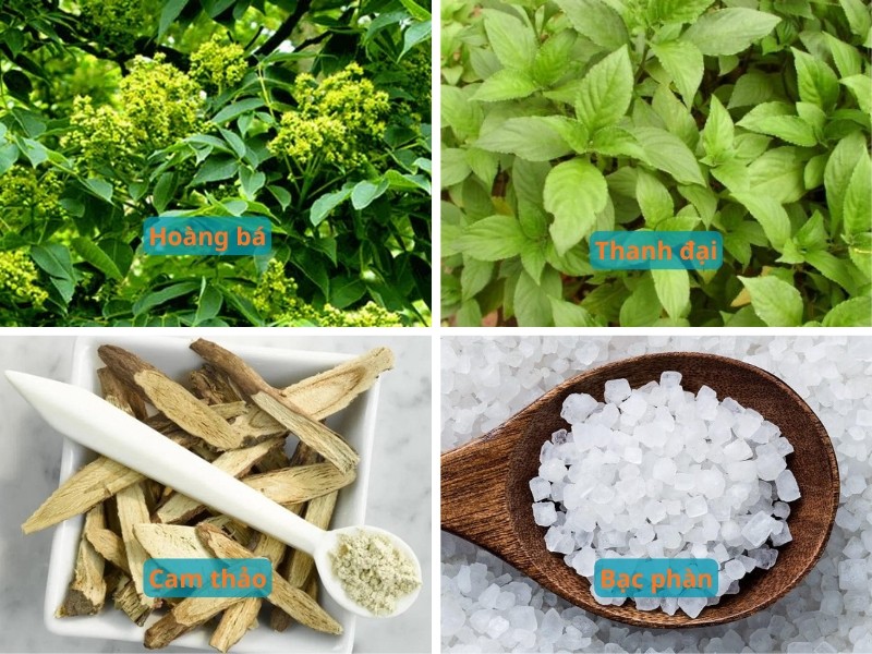 Thảo dược đặc trị nấm lưỡi trắng.