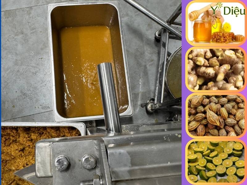 Thành Phẩm&nbsp;Siro Ho Tươi Màu Được Chứa Trong Khay INOX