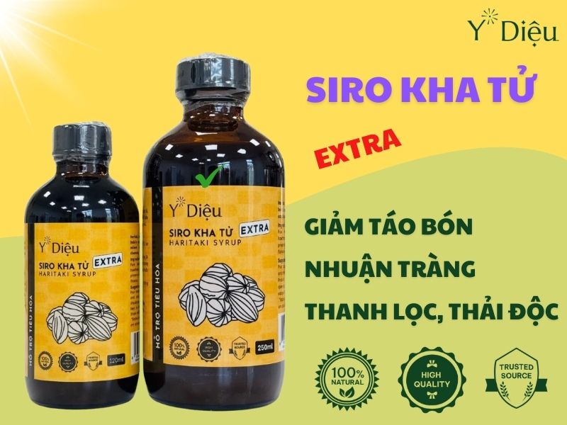 Siro kha tử Extra – Nhuận tràng, giảm táo bón