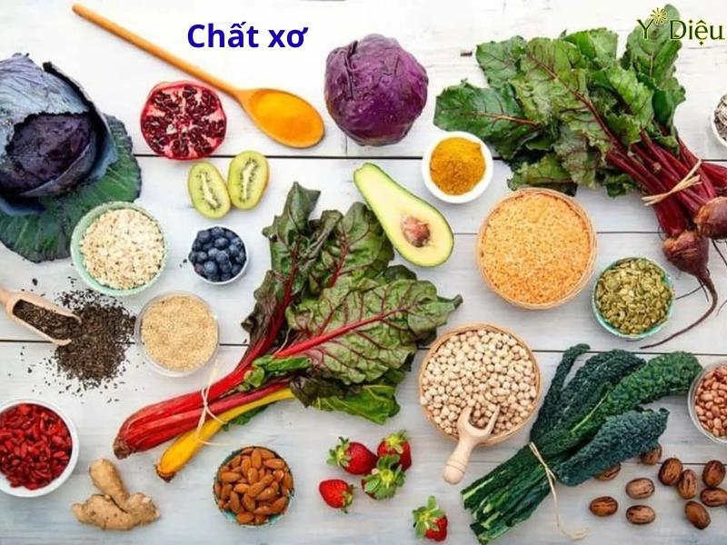 Tăng cường chất xơ giúp làm chậm hấp thu đường và hỗ trợ tiêu hóa.